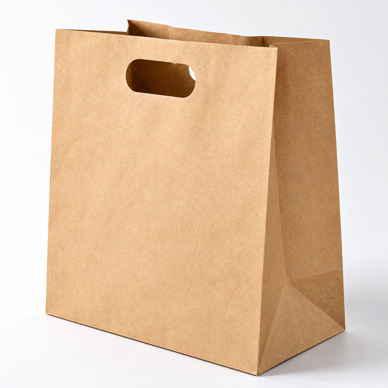 Die-cut Handle bag 6H × 8W × 3G