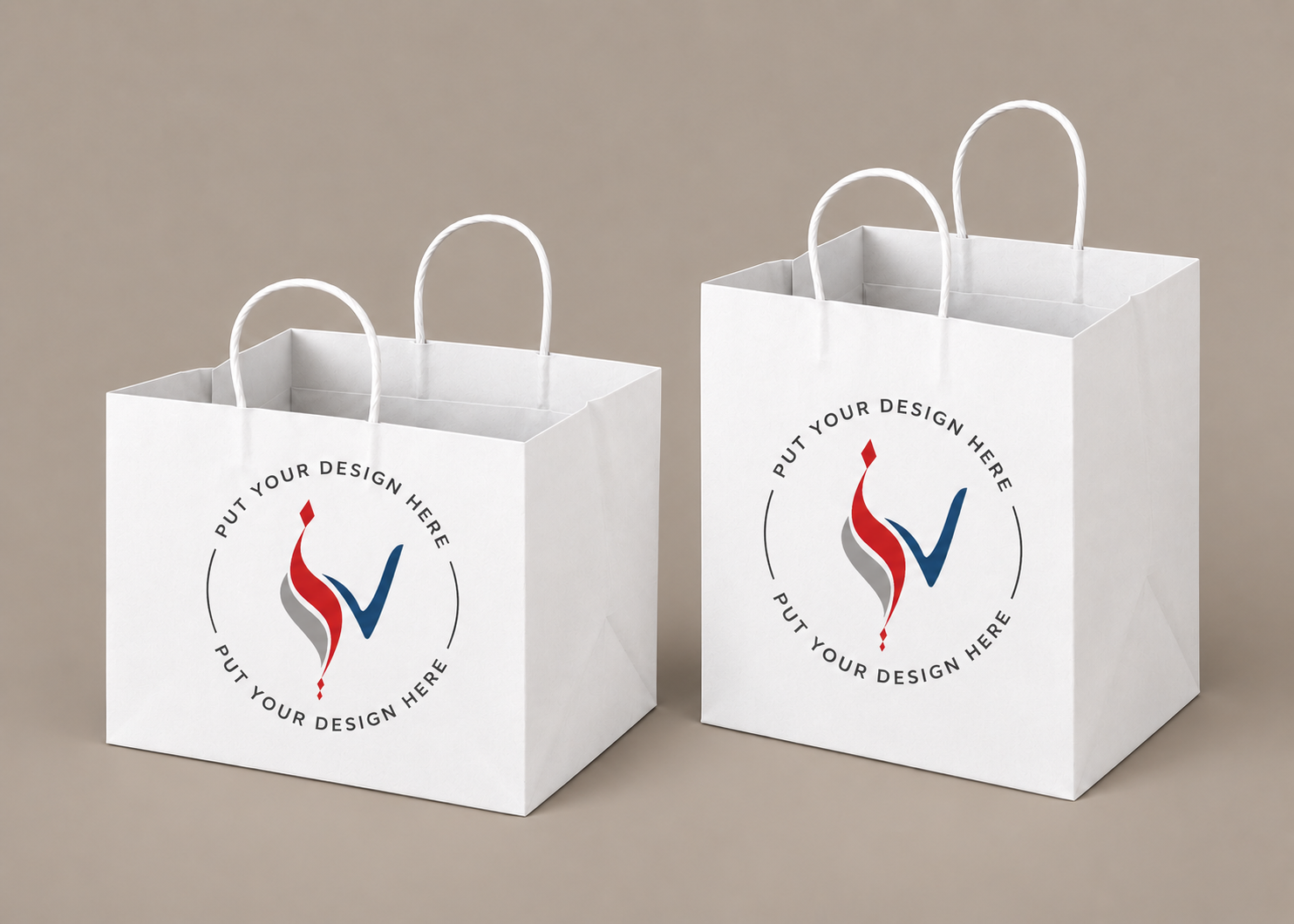 Take away bag 12W X 9H X 5G